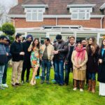 Mahira Sharma Instagram - 🎬 Shree Ganesh 🙏🏻 #lehmberginni ♥️ @omjeestarofficial @munishomjee @ranjitbawa 🇬🇧 London, United Kingdom