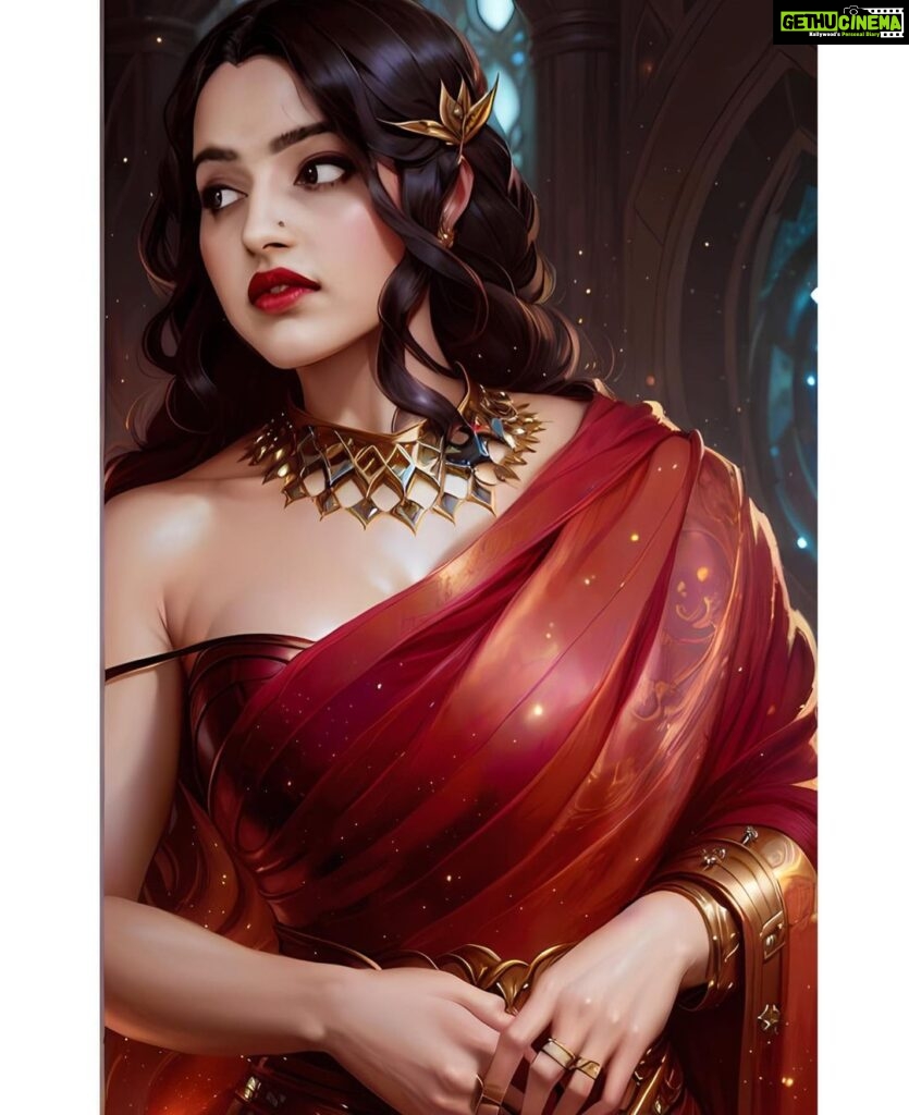 Malavika Menon Instagram - PRESENTING ….THE QUEEN AND WARRIOR OF MY DREAMS🥰😍❤️ Thanku @an__to__ny____ for this beautiful edit!