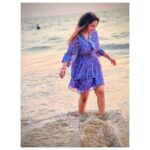 Malavika Menon Instagram - Life’s a 🏖️ 💜💖🧿🎆🤍✨🥳💟🎉🧿🤗 #goadiaries #sunburn #party #newyear #kickstarter #off #great #with #music #dance #love #harmony #peace #lights #friendship #family #blessed #grateful #sea #malavika