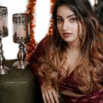 Malavika Menon Instagram - Merry Christmas loves🎅🎁✨ Wearing @fingerprinz_bridal_hub Capture @jishnumurali_ MAKEUP : @_arya_jithins_makeover Hair : @makeovers_by_anjaly