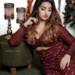 Malavika Menon Instagram - Merry Christmas loves🎅🎁✨ Wearing @fingerprinz_bridal_hub Capture @jishnumurali_ MAKEUP : @_arya_jithins_makeover Hair : @makeovers_by_anjaly
