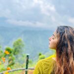 Malavika Menon Instagram - Peace is always beautiful😌❤️amidst all the chaos! @lands_end_wayanad @wild_range_trekkers_wayanad