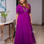 Malavika Menon Instagram - Be your own reason for your happiness 💜🔮🧿💅🏻💟 This beautiful attire from @yla_designs @anakhalissa_bridalstudio @ibru_mediakings