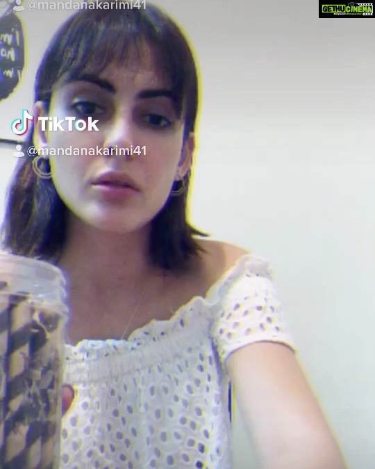 Mandana Karimi Instagram - Me after mental breakdown 😅. stuffing my face and FaceTiming with friends 🤣😂 #quarantine #dayehatever #tiktok Mumbai, Maharashtra