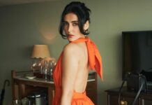 Mandana Karimi Instagram - Orange is a Color of liberation,from the pains of hurtful love and inner insecurities . To ‘ channel orange ‘ is to truly be free, To be YOU . . . Dress- @julyissue_online Earrings- @zohra_india Necklace- @tanzire.co Bag- @zara Styled by @anshikaav Assisted by @anushaaaaaa10 Production by @socialfabric_ Hair & makeup by @charllotewang_hmua . . . . . . #mandana #mandanakarimi #photography #shooting #fashionphotography #photoshoot #bollywoodfashion #collaboration #lifestyle #explorepage #bollywoodactress #bollywood #luxurylifestyle #fashionmodel #model #portraitphotography #makeup #styling #bollywoodactress #modelling #photooftheday #shoot #portrait #fashion #ootd #bollywoodlife #fashionshoot #bollywoodupdate #indoorshoot Mumbai - मुंबई