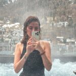 Mandana Karimi Instagram - Travel is the ultimate gift we can give ourselves, offering an education from the university of life. As I bid farewell to the magnificent destination of Zermatt, my heart is overflowing with gratitude and joy. Until we meet again, dear Zermatt 🫶❄️❤️ #snowwhite #holiday #zermatt