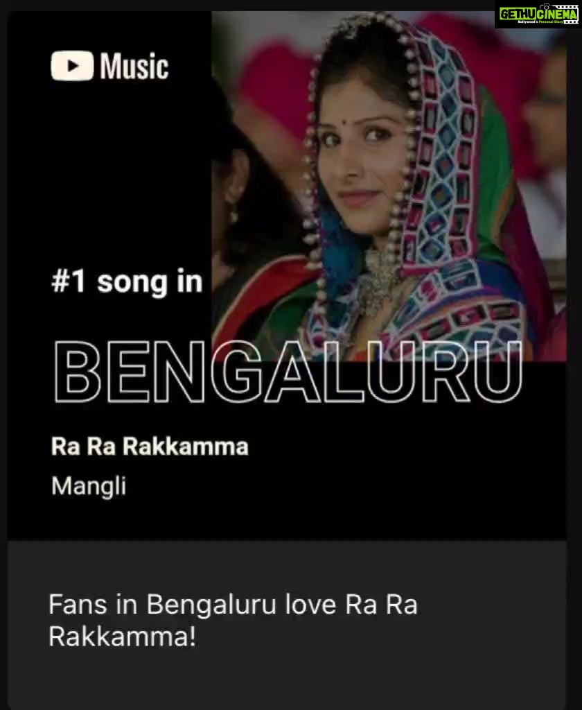 Mangli Instagram - thanks to Bangalore audience for making this happen 😍❤️🙏#bengalore