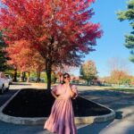 Mangli Instagram - Getting in to fall 🥰#Beautyofnature #newjersy #usa🇺🇸 @dahlia_label