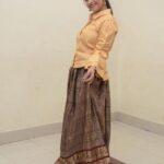 Mangli Instagram - Natural Harmony - Tone of the life iam in Outfit - @samathachowdari #EarthyBrowns #mangli #manglisinger #indianfashion