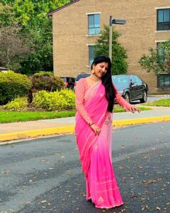 Mangli Instagram - Simplicity never goes out of style. Lets flip to Traditional 🌸 Outfit : @swathiveldandi_official  jewellery by : @jewelleryatwholesale Pc: @meghu_sanju #washingtondc #mangli #singer #style