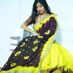 Mangli Instagram - No matter how you feel, get up, dress up and show up. 🌼 Styled by @rishi_chowdary Outfit @kowshiki_couture Jewellery @neelias_official #manglisinger #mangli #fashion #indianfashion #halfsaree