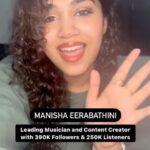 Manisha Eerabathini Instagram - Hear from the curator - @manisha.eerabathini - a leading musician and content creator who's here to help all budding creators up their social media game through her Instagram Bootcamp! More details and link to register in bio! #music #contentcreation #socialmedia #influencers #instagrambootcamp #musician #musiccreator #brands #collaborations