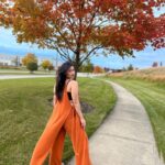 Mannara Instagram - Coz it’s the season of fall 🍁🍁 Chicago, Illinois