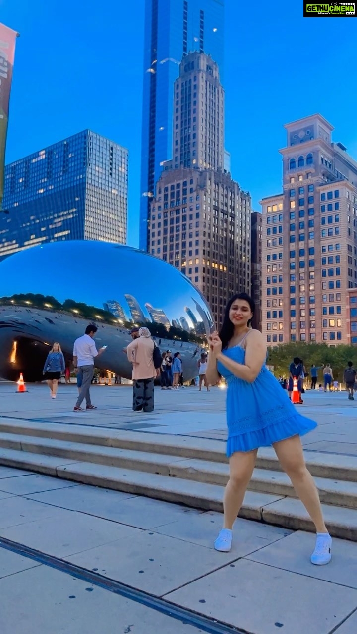 Mannara Instagram - Live a happy life ☺️🤍 Millennium Park
