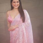 Mannara Instagram - Thankyou for ‘Rising Bollywood and Tollywood sensation ‘ award and for having me as the Show stopper for ‘united india walk ‘ @middayindia @iiiaward at #mumbai . Such an amazing time I had with you #gratitude Leased : @kd.photogaraphy Outfit n styling : @mitalihandaofficial Real💎diamonds by @bmbjewelsofficial Footwear @guess Mid-day