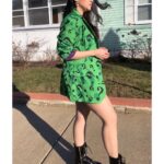 Mannara Instagram - My Birthday Day outfit #march29th #usa🇺🇸 #boston 💚 It was freezing cold still I managed to wear this ,as I was shooting for an ad that morning. However I loved the look as it’s so me ,sporty yet sexy yet cool 😎 Pick the photo you like and tell me why 🗣