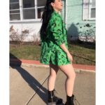 Mannara Instagram - My Birthday Day outfit #march29th #usa🇺🇸 #boston 💚 It was freezing cold still I managed to wear this ,as I was shooting for an ad that morning. However I loved the look as it’s so me ,sporty yet sexy yet cool 😎 Pick the photo you like and tell me why 🗣