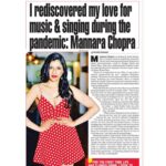 Mannara Instagram - Thankyou @hyderabad_times ☺️✌️7-sep-2021 story by @neeshitanyayapati @timesofindia