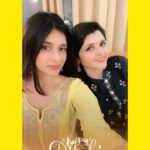 Mannara Instagram - Diwali party in Delhi . Ended up lighting the lantern, winning a game of cards, being my punjabi loud n clicking pics n maddd laugher’s..Family n friends night. I‘d call that a good Diwali party ✨⚡️💛