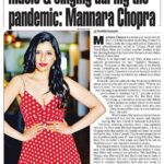 Mannara Instagram - Thankyou @hyderabad_times ☺️✌️7-sep-2021 story by @neeshitanyayapati @timesofindia