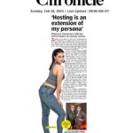Mannara Instagram - Today’s @deccanchronicle_official I enjoyed hosting a show in my hometown #delhi last evening where sir @sonunigamofficial performed LIVE. And I have to say his voice and his aura Is definitely a crowd puller . A house full show ,full of his magical voice n people growing to his Live entertaining and melodious performance. Thankyou @deccanchronicle_official for a beautiful writeup by @dhar.sashi Link in bio ⬆️