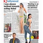 Mannara Instagram – Today’s @deccanchronicle_official 

I enjoyed hosting a show in my hometown #delhi last evening where sir @sonunigamofficial  performed LIVE. And I have to say his voice and his aura Is definitely a crowd puller . A house full show ,full of  his magical voice n people growing to his Live entertaining and melodious performance. 

Thankyou @deccanchronicle_official for a beautiful writeup by @dhar.sashi 

Link in bio ⬆️