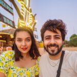 Mansi Srivastava Instagram - Goa Vlog is coming up soon, tonight at 8!! It was a wonderful time we had celebrating our 1st wedding anniversary there. Stay tuned!!! @dearmansi ❤️❤️🤗. . . #goa #goadiaries #goavlog #vlogger #kapiltejwani #mansisrivastava #manka Candolim,goa