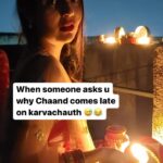 Mansi Srivastava Instagram - Chaand ne itni der lagaa di toh humne ek reel banaa li 😂😂😅😅😅