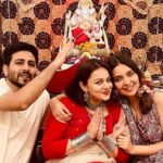 Mansi Srivastava Instagram - Finally Bappa darshans today 😇😇🙏🙏🙏 Ek do teen chaar Ganpati ki jai jai kaar 🙏🙏🙏
