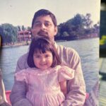 Mansi Srivastava Instagram - Happy birthday papa ♥️🎶 @amulya.kumar.37 🎂🎉