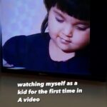 Mansi Srivastava Instagram - Someone is Never without a phone 📞😅😂😂😂 The other Baby ( richie) looking at the camera with the expression “ why isn’t anyone stopping shimpy (my nickname) from playing with phone like that “ and thank god she didn’t get hurt 😇 But this is the first time i saw myself in a video as a kid … 🥹🥺🥺🥺 So many memories which I don’t even remember, just came back as a kid . I really wish we could play any memories we wanted from our childhood just like in #harrypotter movie or #blackmirror episode 🥹 Ps : whats with that rock band lead guitarist hairstyle … 😂baby Shimpy needed a haircut definitely 😅