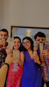 Mayuri Deshmukh Instagram - The song that got us all together❤️
I am glad we found peace in each other's arms after all the ups and downs, 
A small tour to the most memorable staycation 🧿🤗❤️

On the auspicious day of
@mayurideshmukhofficialll  birthday😜 i would say that you are actually the thread that holds us all together. Thank you for always being there you guys❤️

#khultakalikhulena😘😘😍😍💕❤️ 
#waitingtocreatemorememories