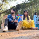 Megha Chakraborty Instagram - #candid #atharva #imlie 📸 @chinmaypatilll Helipad - Filmcity