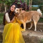 Megha Chakraborty Instagram - ❤️ #meghachakraborty #doglover #golu