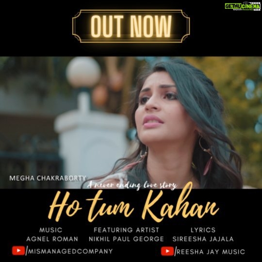 Megha Chakraborty Instagram - One year anniversary to this beautiful song we did and @sahilphull directed so amazingly.. this is our first song and very close to my heart.. Do check this out (link in bio). Congratulations @sahilphull @reeshajaymusic @agnelroman #nikhilpaulgeorge #sidharth #rajat and all the team. #meghachakraborty #sahilphull #mehil #song #oneyearanniversary #love #lovesong #imlie #hotumkahan #mismanagedcompany #grateful #gratitude
