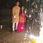 Megha Chakraborty Instagram - Wish you all a very Happy Diwali 😊 #meghachakraborty #sahilphull #mehil #Diwali