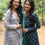 Megha Chakraborty Instagram - Imlie - Cheeni ❤️ #sisterlove #onsetlife #actorslife #shootmode #Imlie #imlie2 #cheeni #starplus #tvserial #funtimes
