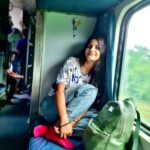 Megha Chakraborty Instagram - Kahan ho tum😇😇😍 #meghachakraborty #sukoon #travel #potd #feeling #memories #throwback #trainjourney