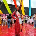Megha Chakraborty Instagram - Happy Holi ♥️💜 happy women’s day 🤗 #meghachakraborty #holi #womensday #happyme