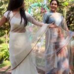 Megha Chakraborty Instagram – Our Super Power is Dancing in heels and Saree 😉
.
.
#dancing #ActorsLife #reelsinstagram #reelkarofeelkaro #justforfun #bts ❤️