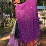Megha Chakraborty Instagram - 💜 #meghachakraborty #potd #purple #sunny #sunkissed #smile #happyme