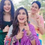 Megha Chakraborty Instagram - On set reel. . @iseeratkapoor @chakrabortymegha . #meghachakraborty #meghachakraborty❤️❤️❤️ #seerat #seeratkapoor #imlie2 #artoimlie #imliefans #jyotigauba #jyotigaubafc Film City