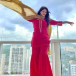 Megha Dhade Instagram - Shine your light ✨ Outfit by - @priyanka_desai_label Styled by - @priyankadesai2168
