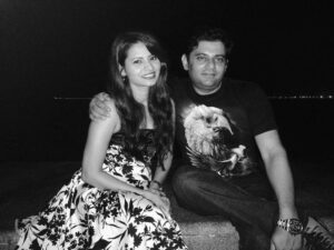 Megha Dhade Instagram - Happiest Birthday my Love ❤️thankyou for being in my life ,You are the one who makes me feel like a Queen, I Love you my King from every bit of my heart ...Happy Birthday ...😘❤️💐 @aditya.aquarius