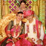 Megha Dhade Instagram - Like a lighthouse at night, may your mutual love shine brightly forever.Congratulations to the most beautiful couple ever ❤️Mr & Mrs Roy❤️ @sai.lokur @tirthadeep_roy #saichalagna