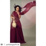 Megha Dhade Instagram - #Repost @potlisbagsofficial with @get_repost Outfit : @style__inn Styled : @richa_r29 ・・・ Bag yourself some charm and get set for gorgeous evenings. #potlis #potlisbags #handbags #handmade #ethenic #bags #Collection #stylefashion #style #aesthetic #pleasant #gorgeous #charm #meghadhade