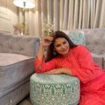 Megha Dhade Instagram - Since I always crave for beautiful Home Decor Stuff, Thanks to @thehomedecorbypriya for sending me this beautiful Elegant Lampshade n Puffy stool and making me and my Home Super Happy . Guys do check this page @thehomedecorbypriya for extremely Elegant Home Decor . ❤️