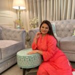 Megha Dhade Instagram - Since I always crave for beautiful Home Decor Stuff, Thanks to @thehomedecorbypriya for sending me this beautiful Elegant Lampshade n Puffy stool and making me and my Home Super Happy . Guys do check this page @thehomedecorbypriya for extremely Elegant Home Decor . ❤️