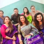 Megha Dhade Instagram - Amchya Swapu ani Aastad cha #Kelwan !!! @patilswapna @aastadkale @shilpanavalkar @tamhaner @shalmalee_t @aditya.aquarius #family #love #friendsforlife #marathiwedding #marathiactors