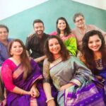 Megha Dhade Instagram – Amchya Swapu ani Aastad cha #Kelwan !!! @patilswapna @aastadkale @shilpanavalkar @tamhaner @shalmalee_t @aditya.aquarius #family #love #friendsforlife #marathiwedding #marathiactors